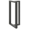 vidaXL Bar Table Legs T-Shaped 2 pcs Anthracite 60x35x(100-101) cm Steel