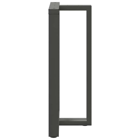 vidaXL Bar Table Legs T-Shaped 2 pcs Anthracite 60x35x(100-101) cm Steel