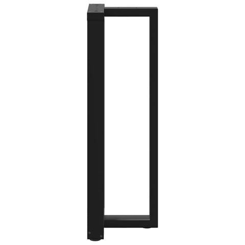 vidaXL Bar Table Legs T-Shaped 2 pcs Black 40x35x(110-111) cm Steel
