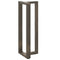 vidaXL Bar Table Legs T-Shaped 2 pcs Natural Steel 40x35x(110-111) cm Steel