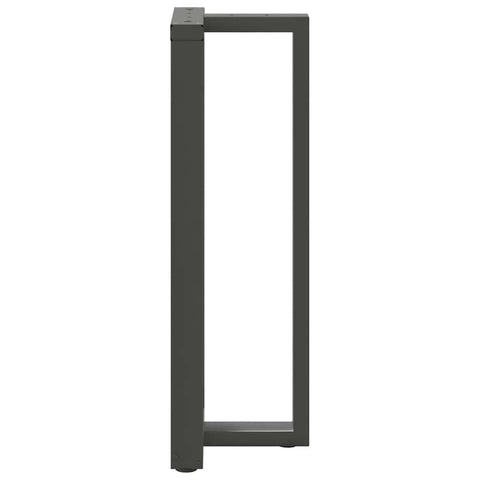 vidaXL Bar Table Legs T-Shaped 2 pcs Anthracite 50x35x(110-111) cm Steel