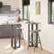 vidaXL Bar Table Legs T-Shaped 2 pcs Anthracite 60x35x(110-111) cm Steel