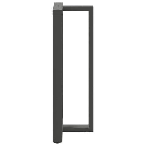 vidaXL Bar Table Legs T-Shaped 2 pcs Anthracite 60x35x(110-111) cm Steel