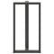 vidaXL Bar Table Legs T-Shaped 2 pcs Anthracite 60x35x(110-111) cm Steel