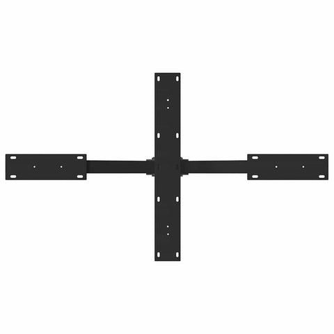 vidaXL Coffee Table Leg Spider Shape Black 98x58x(42-43) cm Steel