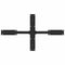 vidaXL Coffee Table Leg Spider Shape Black 98x58x(42-43) cm Steel