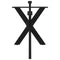 vidaXL Dining Table Leg Spider Shape Black 120x68x(72-73) cm Steel
