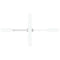 vidaXL Dining Table Leg Spider Shape White 120x68x(72-73) cm Steel