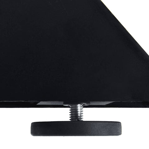 vidaXL Dining Table Leg Spider Shape Black 150x78x(72-73) cm Steel