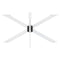 vidaXL Dining Table Leg Spider Shape White 150x78x(72-73) cm Steel
