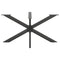 vidaXL Dining Table Leg Spider Shape Anthracite 150x78x(72-73) cm Steel