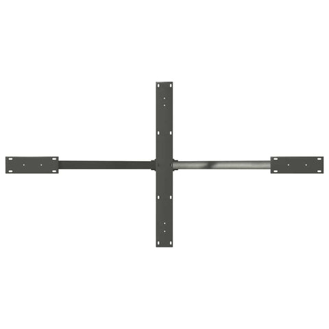 vidaXL Dining Table Leg Spider Shape Anthracite 150x78x(72-73) cm Steel