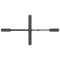 vidaXL Dining Table Leg Spider Shape Anthracite 150x78x(72-73) cm Steel