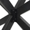 vidaXL Dining Table Leg Spider Shape Anthracite 150x78x(72-73) cm Steel