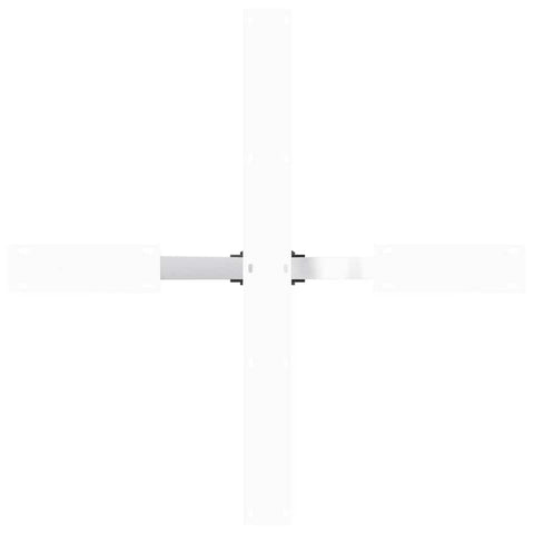 vidaXL Dining Table Leg Spider Shape White 85x85x(72-73) cm Steel