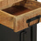 vidaXL Bedside Cabinet 40x30x50 cm Solid Rough Wood Mango