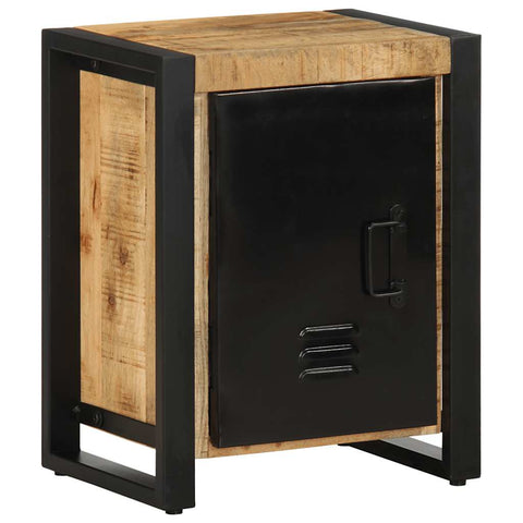 vidaXL Bedside Cabinets 2 pcs Solid Rough Wood Mango