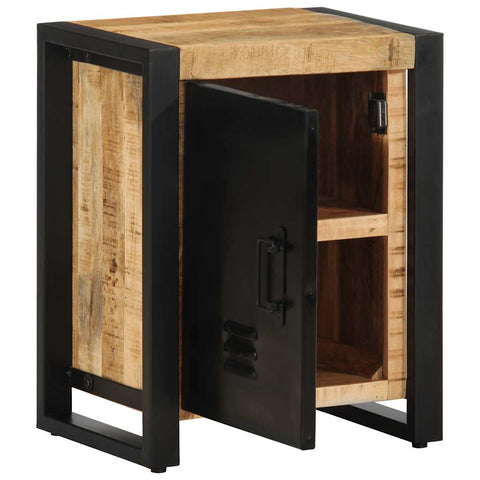 vidaXL Bedside Cabinets 2 pcs Solid Rough Wood Mango