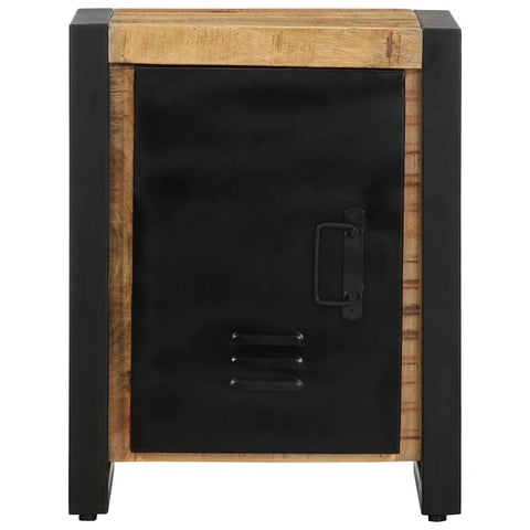 vidaXL Bedside Cabinets 2 pcs Solid Rough Wood Mango