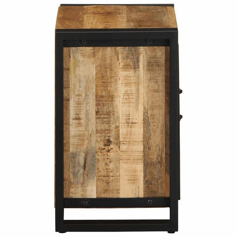 vidaXL Bedside Cabinets 2 pcs Solid Rough Wood Mango