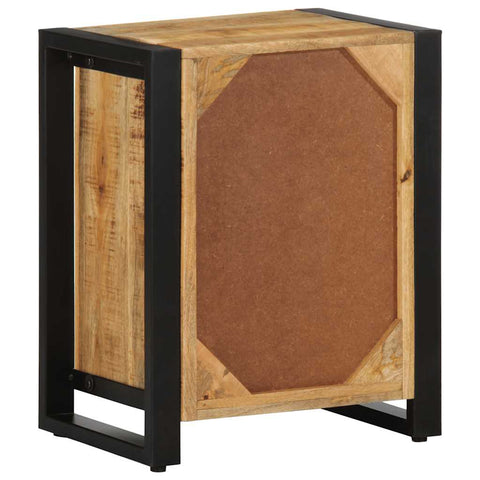 vidaXL Bedside Cabinets 2 pcs Solid Rough Wood Mango