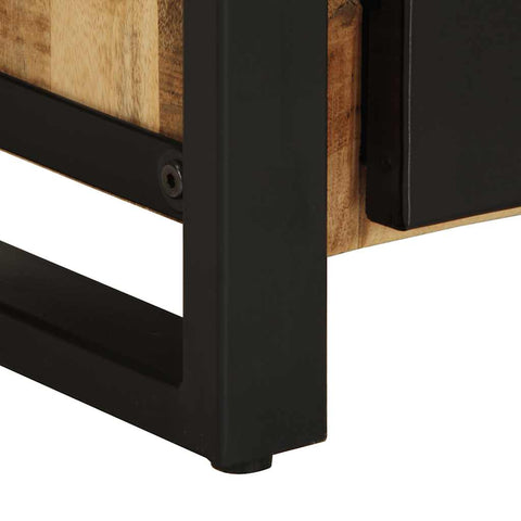 vidaXL Bedside Cabinets 2 pcs Solid Rough Wood Mango