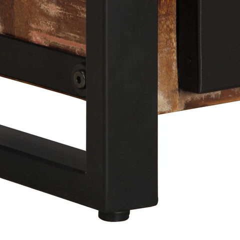 vidaXL Bedside Cabinet Multicolour 40x30x51 cm Solid Wood Reclaimed
