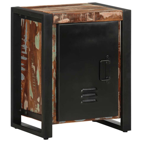 vidaXL Bedside Cabinets 2 pcs Multicolour Solid Rough Wood Mango