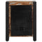 vidaXL Bedside Cabinets 2 pcs Multicolour Solid Rough Wood Mango