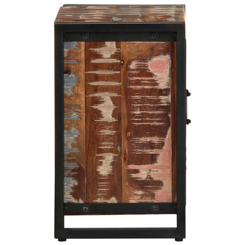 vidaXL Bedside Cabinets 2 pcs Multicolour Solid Rough Wood Mango