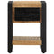 vidaXL Bedside Cabinet 35x34x45 cm Solid Rough Wood Mango