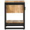 vidaXL Bedside Cabinet 35x34x45 cm Solid Rough Wood Mango