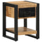 vidaXL Bedside Cabinets 2 pcs Solid Rough Wood Mango