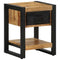 vidaXL Bedside Cabinets 2 pcs Solid Rough Wood Mango