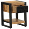 vidaXL Bedside Cabinets 2 pcs Solid Rough Wood Mango