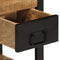 vidaXL Bedside Cabinets 2 pcs Solid Rough Wood Mango