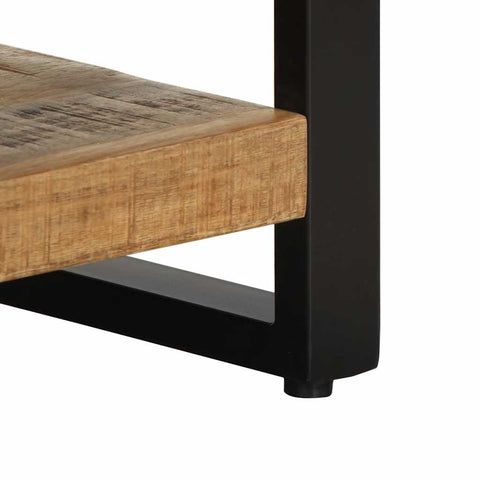 vidaXL Bedside Cabinets 2 pcs Solid Rough Wood Mango
