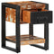 vidaXL Bedside Cabinet Multicolour 35x34x45 cm Solid Wood Reclaimed