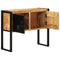 vidaXL Console Cabinet 90x35x75 cm Solid Rough Wood Mango