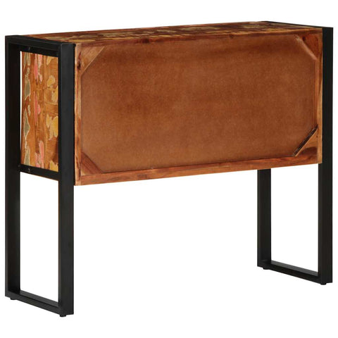 vidaXL Console Cabinet Multicolour 90x35x75 cm Solid Wood Reclaimed