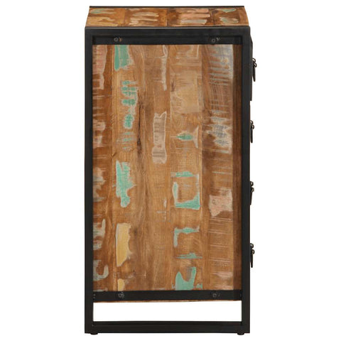 vidaXL Drawer Cabinet Multicolour 40x40x75 cm Solid Wood Reclaimed