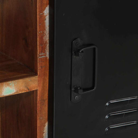 vidaXL Shoe Bench Multicolour 100 x 40 x 50 cm Solid Reclaim wood