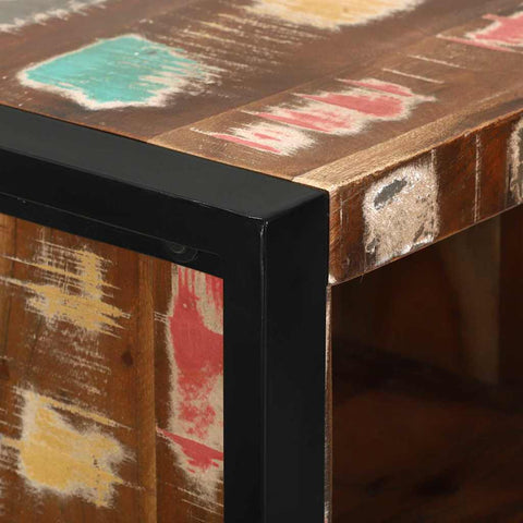 vidaXL Bathroom Cabinet Brown 40 x 30 x 90 cm Solid Reclaim wood