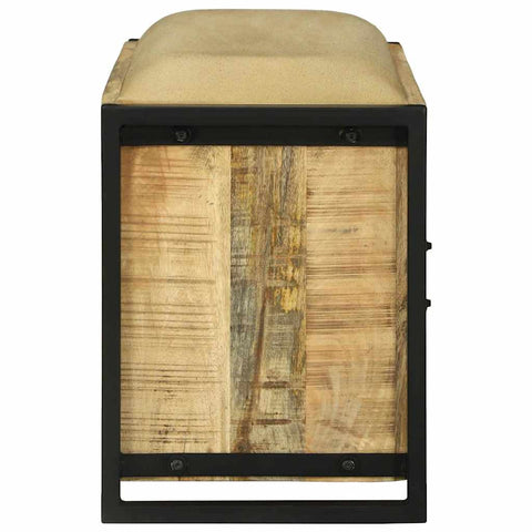 vidaXL Bench Cabinet Brown 100 x 35 x 50 cm Solid Mango wood