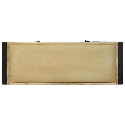 vidaXL Bench Cabinet Brown 100 x 35 x 50 cm Solid Mango wood