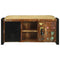 vidaXL Bench Cabinet Multicolour 100 x 35 x 50 cm Solid Reclaim wood