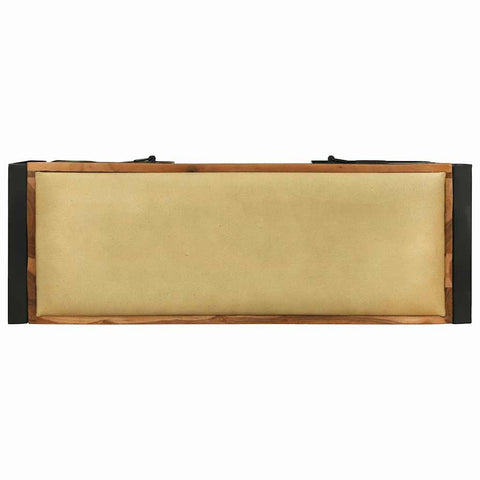 vidaXL Bench Cabinet Multicolour 100 x 35 x 50 cm Solid Reclaim wood