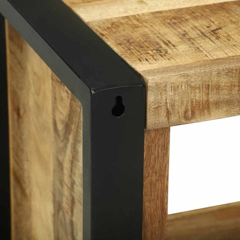 vidaXL Wall Cube with Shelf Brown 55 x 35 x 40 cm Solid Mango wood