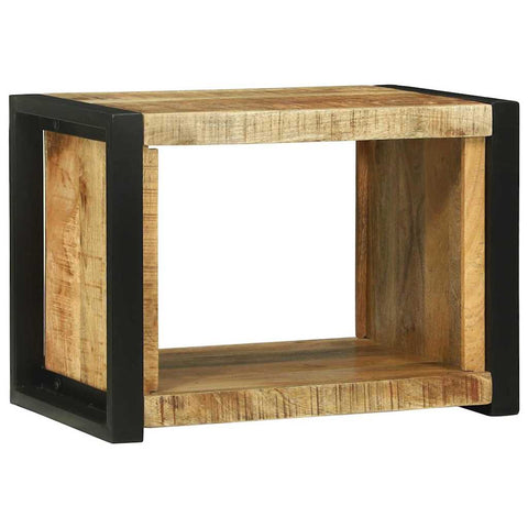 vidaXL Wall Cube with Shelf Brown 55 x 35 x 40 cm Solid Mango wood