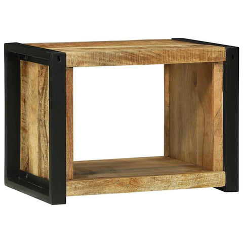 vidaXL Wall Cube with Shelf Brown 55 x 35 x 40 cm Solid Mango wood